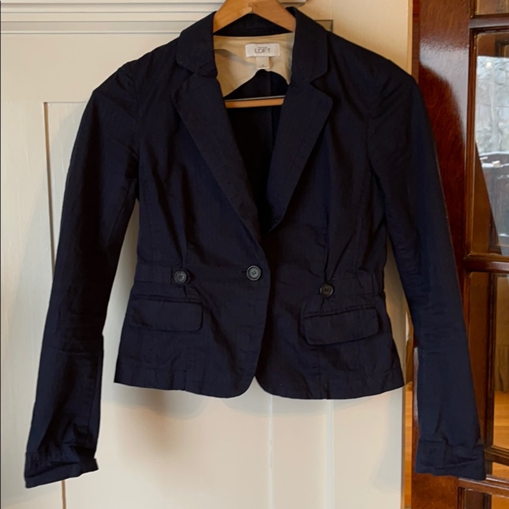 Navy blue blazer